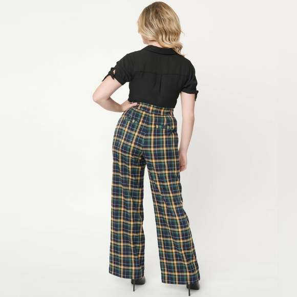 NWT Unique Vintage Ginger Swing Pants 4X - Picture 2 of 3